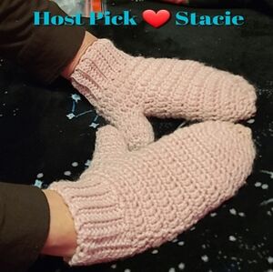 HAND CRAFTED WINTER Crochet Mittens